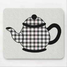 Macpherson Tartan Plaid Teapot Mousepads