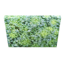 Macro copie de toile de brocoli impression sur toile