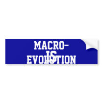 Macro-Evolution Bumper Sticker