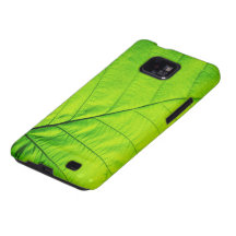 Macro Green Leaf Samsung Galaxy cases