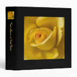 Macro Yellow Rose Binders