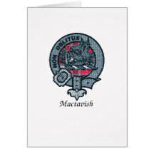Mactavish Clan Crest Card