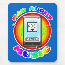 Mad About Music Mouse Pad
