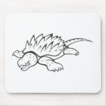 Mad Alligator Snapping Turtle mousepads
