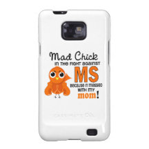 Mad Chick 2 Mom Multiple Sclerosis MS Samsung Galaxy S Cases