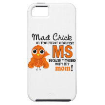 Mad Chick 2 Mom Multiple Sclerosis MS iPhone 5 Cover