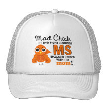Mad Chick 2 Mom Multiple Sclerosis MS Hat