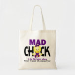 Mad Chick In The Fight Epilepsy Canvas Bags