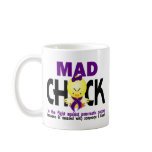 Mad Chick In The Fight Pancreatic Cancer Mug