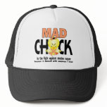 Mad Chick In The Fight Uterine Cancer hats