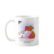 Mad Cow In Therapy Funny Gifts & Collectibles Coffee Mugs
