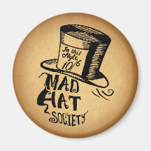 Mad Hat Society Refrigerator Magnets