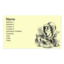 Mad Hatter Business Cards