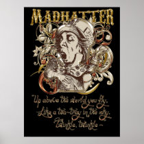 Mad Hatter Carnivale Style (with poem) Poster