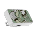 Mad hatter doodle notebook speakers