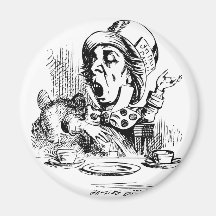 Mad Hatter engaging in rhetoric Magnet
