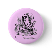 Mad Hatter Flair Button