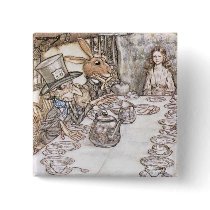 Mad Hatter, Hare and Alice at the Tea Table