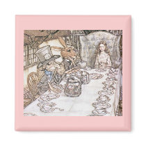 Mad Hatter, Hare and Alice at the Tea Table