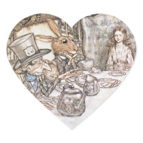 Mad Hatter, Hare and Alice at the Tea Table