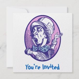 Mad Hatter Invitation