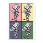 Mad Hatter Pop Art V2 Post Card