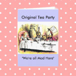 Mad Hatter Tea Party cards