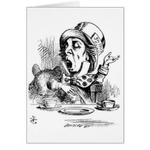 Mad Hatter with Dormouse Cards