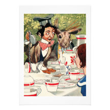 Mad Hatter's Tea Party Personalized Announcement