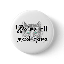 Mad here pinback buttons