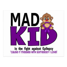 Mad Kid Epilepsy Post Cards