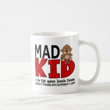 Mad Kid Juvenile Diabetes Coffee Mugs
