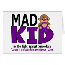 Mad Kid Sarcoidosis Greeting Cards