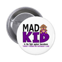Mad Kid Sarcoidosis Pinback Buttons