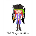 Mad Morgan Rackham Pirate  Faery T-shirt