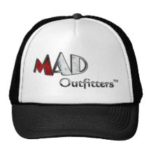 MAD Outfitters Red & Grey Logo Trucker Hat