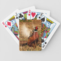Mad Pheasant Playing Cards