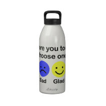 Mad, Sad, Glad & Scare water bottles
