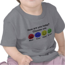 Mad,Sad,Glad & Scare t-shirts