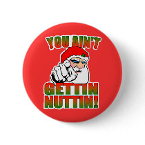 Mad Santa Button