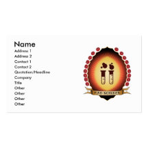 Mad Science Mandorla Business Card Templates