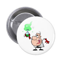 Mad Scientist Button