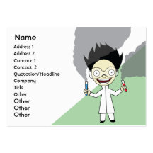Mad Scientist - Chubby Business Cards