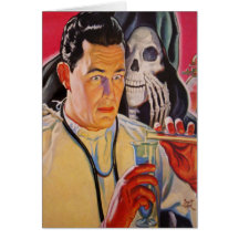 Mad Scientist Greeting Card