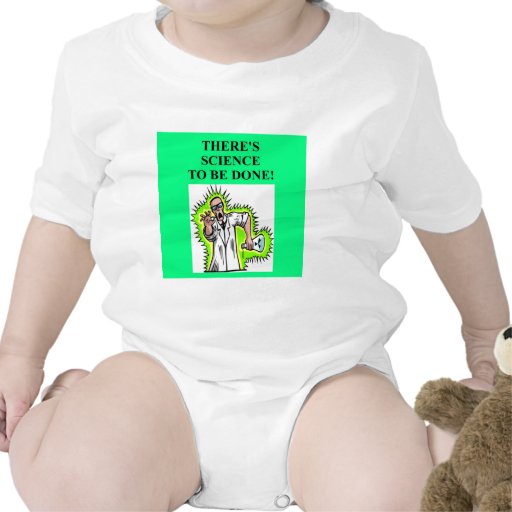 mad scientist joke baby bodysuits