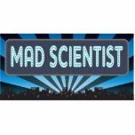 Mad Scientist Marquee Photo Cutout