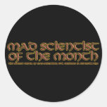 Mad Scientist of the Month Stickers