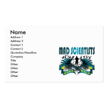 Mad Scientists Gone Wild Business Cards