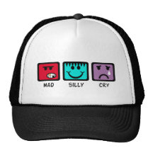 Mad Silly Cry Trucker Hats