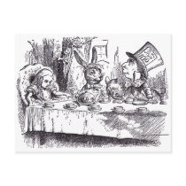 Mad Tea Party postcards